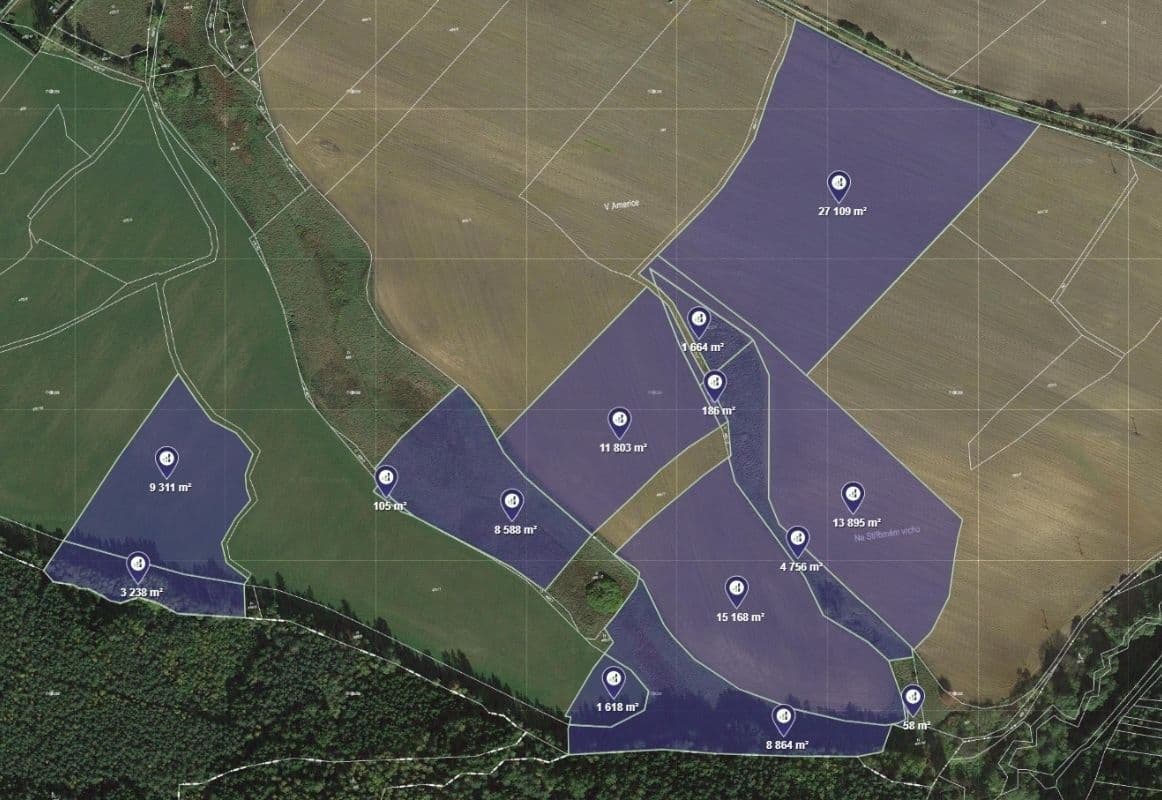Predaj pozemku 57.981 m², Čistá, Středočeský kraj Predaj pozemku 57.981 m², Čistá, Středočeský kraj
