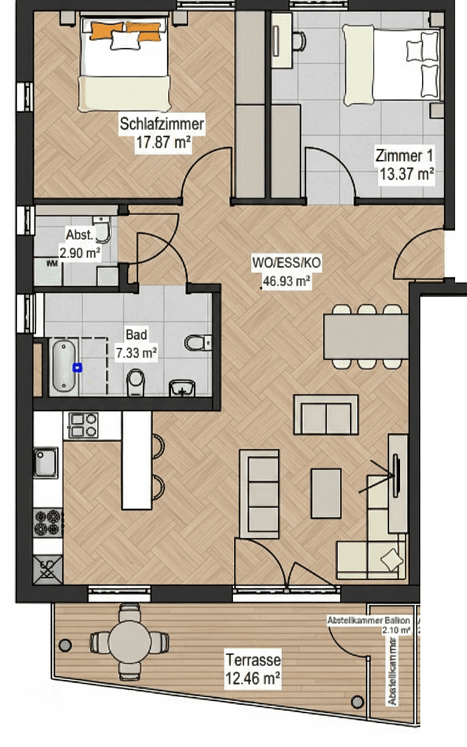 Prenájom bytu 3-izbový 100 m², Im Dorf 100B, Nordrach, Bádensko-Wurttembersko Prenájom bytu 3-izbový 100 m², Im Dorf 100B, Nordrach, Bádensko-Wurttembersko