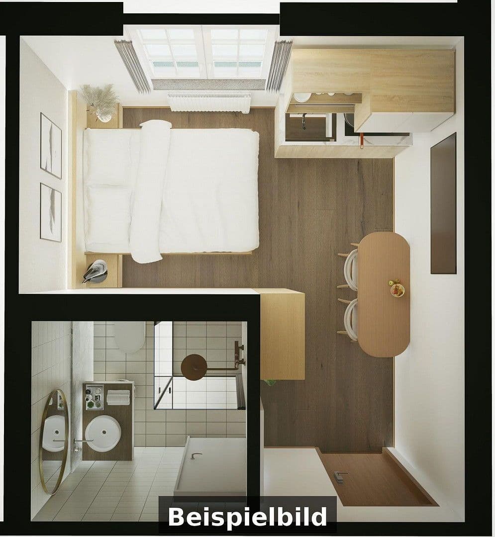 Prenájom bytu 1-izbový 25 m², Krakauer Straße 49, Markranstädt, Sasko Prenájom bytu 1-izbový 25 m², Krakauer Straße 49, Markranstädt, Sasko