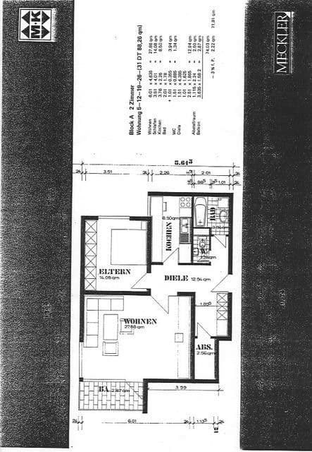 Predaj bytu 2-izbový 72 m², Güldensteinstraße 22, Heilbronn, Bádensko-Wurttembersko Predaj bytu 2-izbový 72 m², Güldensteinstraße 22, Heilbronn, Bádensko-Wurttembersko