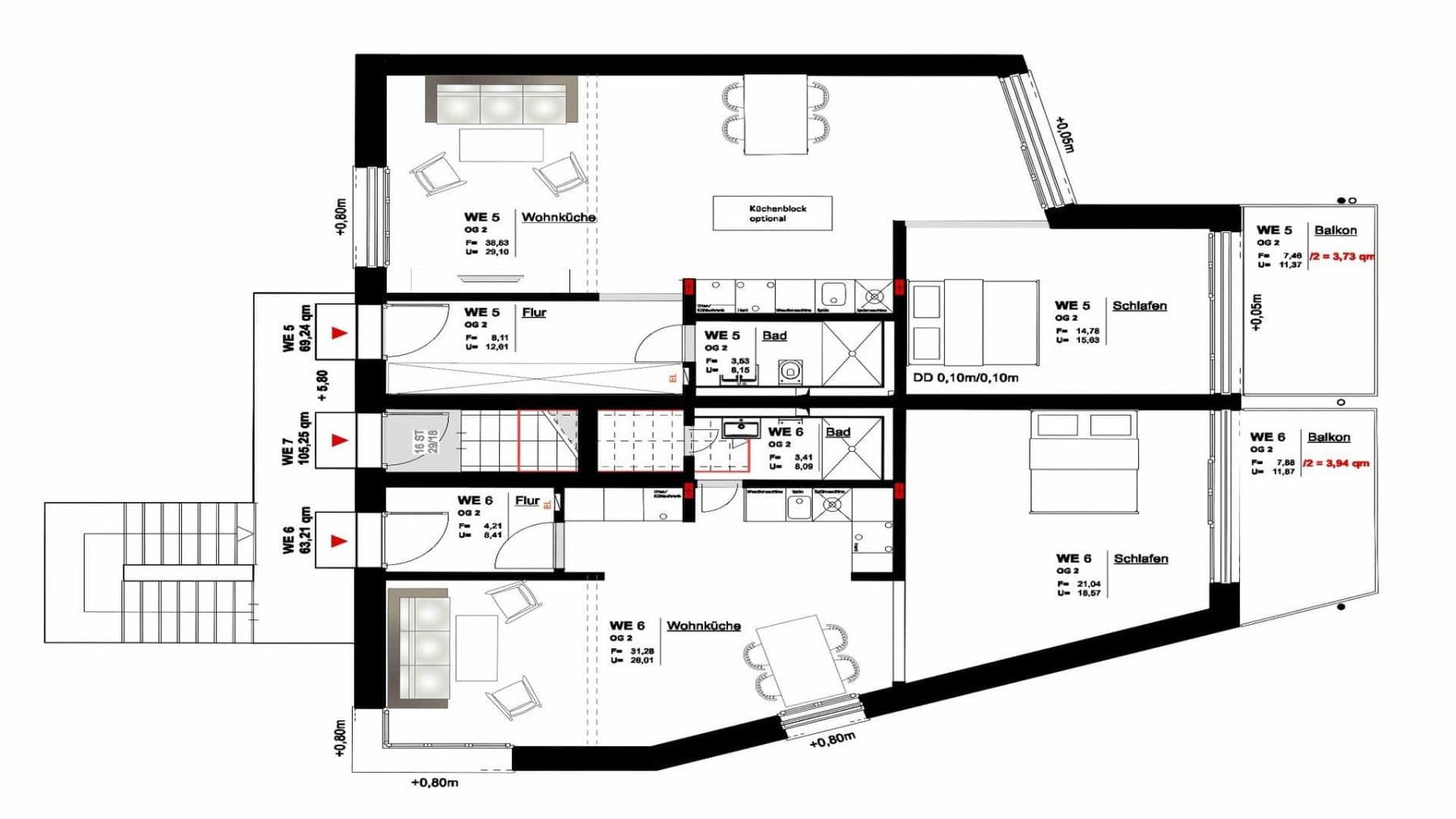 Predaj bytu 3-izbový 72 m², Kassel, Hesensko Predaj bytu 3-izbový 72 m², Kassel, Hesensko