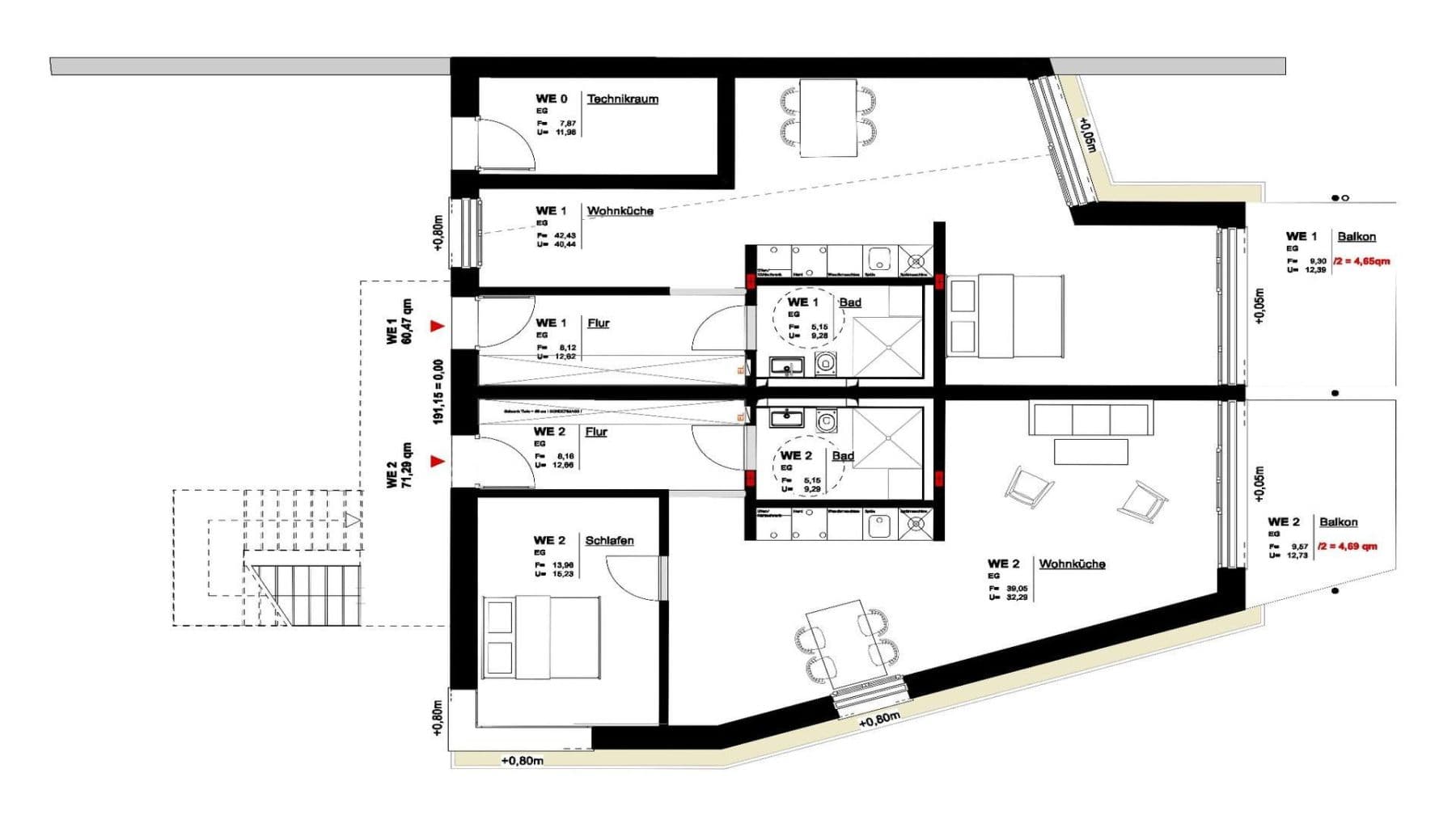Predaj bytu 3-izbový 72 m², Kassel, Hesensko Predaj bytu 3-izbový 72 m², Kassel, Hesensko