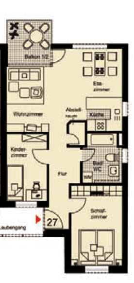 Prenájom bytu 3-izbový 66 m², Francisco-de-Goya-Straße 7, Künzelsau, Bádensko-Wurttembersko Prenájom bytu 3-izbový 66 m², Francisco-de-Goya-Straße 7, Künzelsau, Bádensko-Wurttembersko