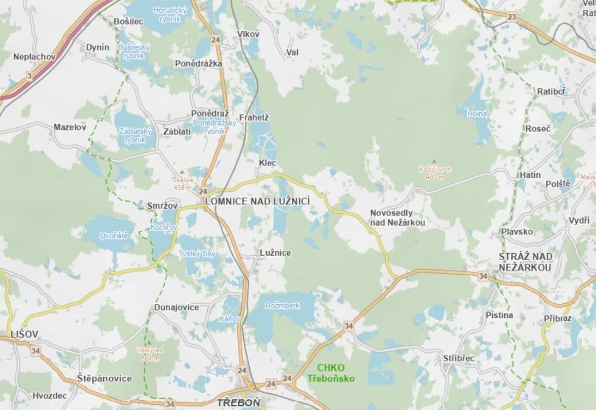 Predaj pozemku 1.007 m², Lomnice nad Lužnicí, Jihočeský kraj Predaj pozemku 1.007 m², Lomnice nad Lužnicí, Jihočeský kraj