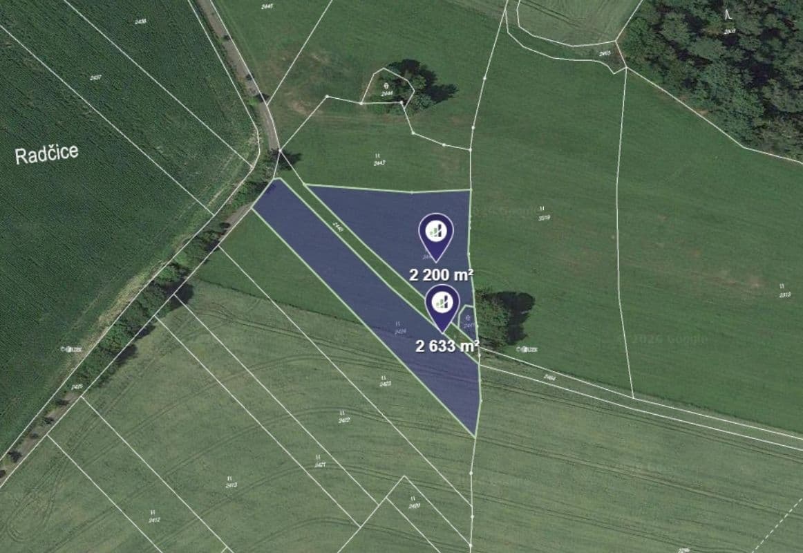 Predaj pozemku 1.611 m², Radčice, Liberecký kraj Predaj pozemku 1.611 m², Radčice, Liberecký kraj