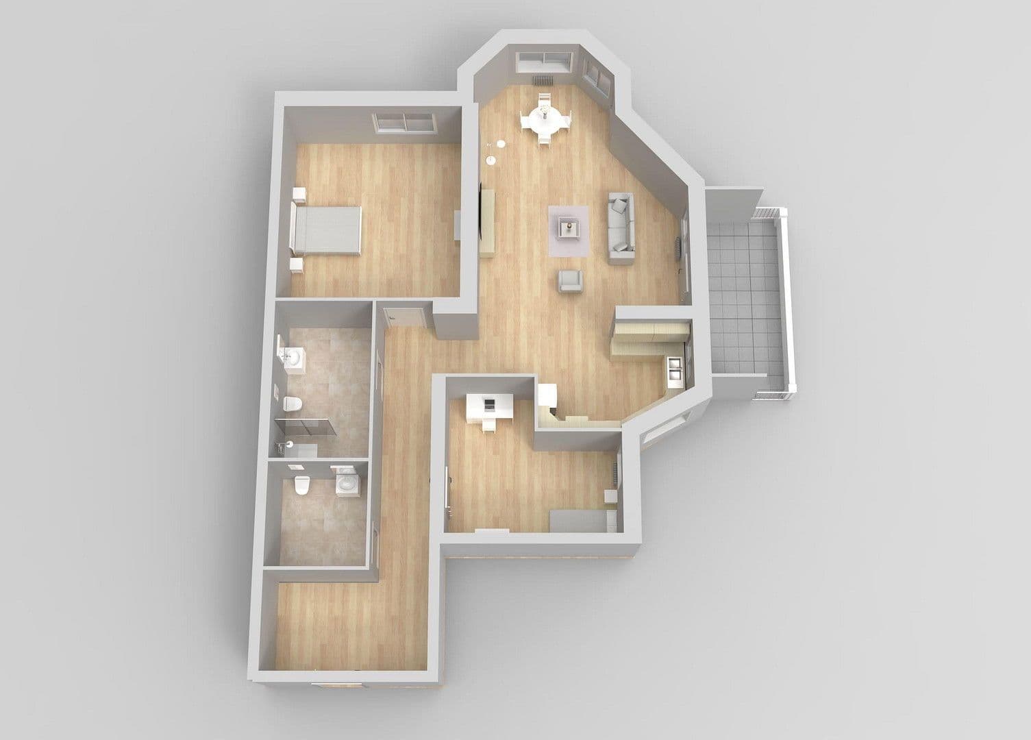 Predaj bytu 3-izbový 72 m², Josef-Neuberger-Str., Düsseldorf, Severné Porýnie - Westfálsko Predaj bytu 3-izbový 72 m², Josef-Neuberger-Str., Düsseldorf, Severné Porýnie - Westfálsko
