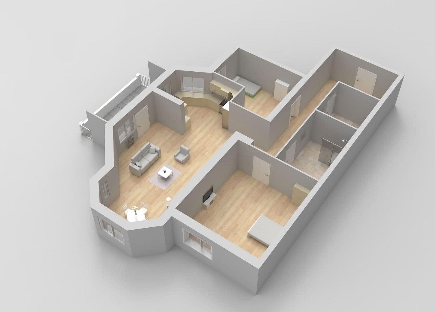 Predaj bytu 3-izbový 72 m², Josef-Neuberger-Str., Düsseldorf, Severné Porýnie - Westfálsko Predaj bytu 3-izbový 72 m², Josef-Neuberger-Str., Düsseldorf, Severné Porýnie - Westfálsko