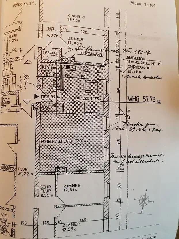 Prenájom bytu 2-izbový 58 m², Moosach, Bavorsko Prenájom bytu 2-izbový 58 m², Moosach, Bavorsko
