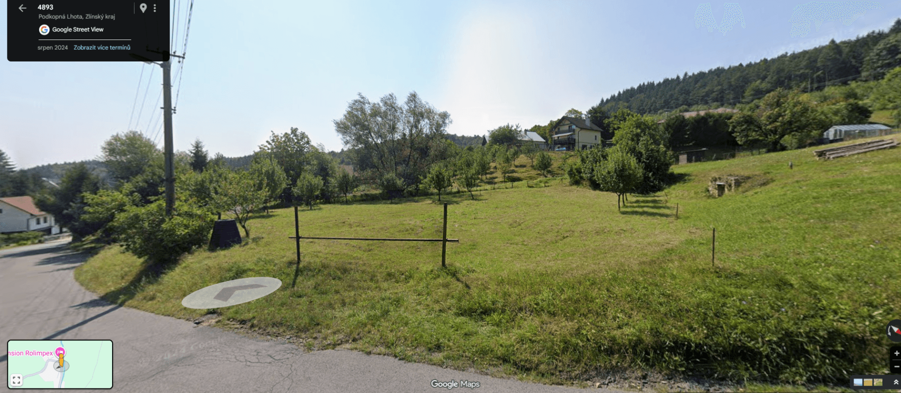 Predaj pozemku 1.271 m², Podkopná Lhota, Zlínský kraj Predaj pozemku 1.271 m², Podkopná Lhota, Zlínský kraj