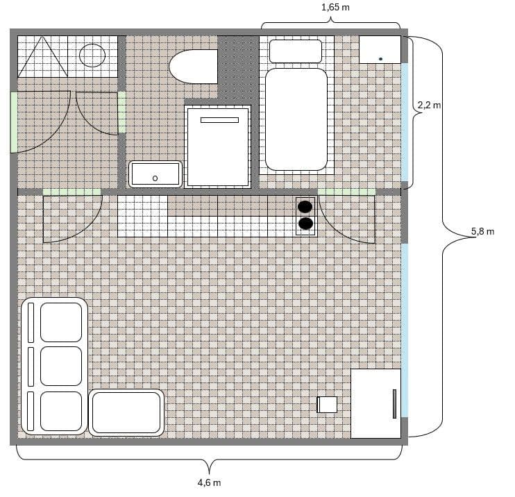 Prenájom bytu 1-izbový 27 m², Varnsdorfská, Praha, Praha Prenájom bytu 1-izbový 27 m², Varnsdorfská, Praha, Praha