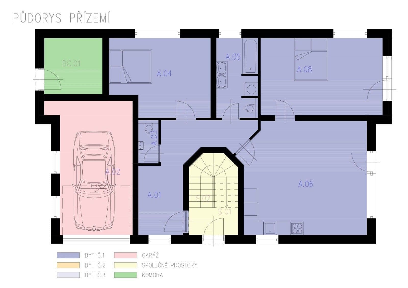 Predaj bytu 3-izbový 82 m², Šternberská, Divišov, Středočeský kraj Predaj bytu 3-izbový 82 m², Šternberská, Divišov, Středočeský kraj