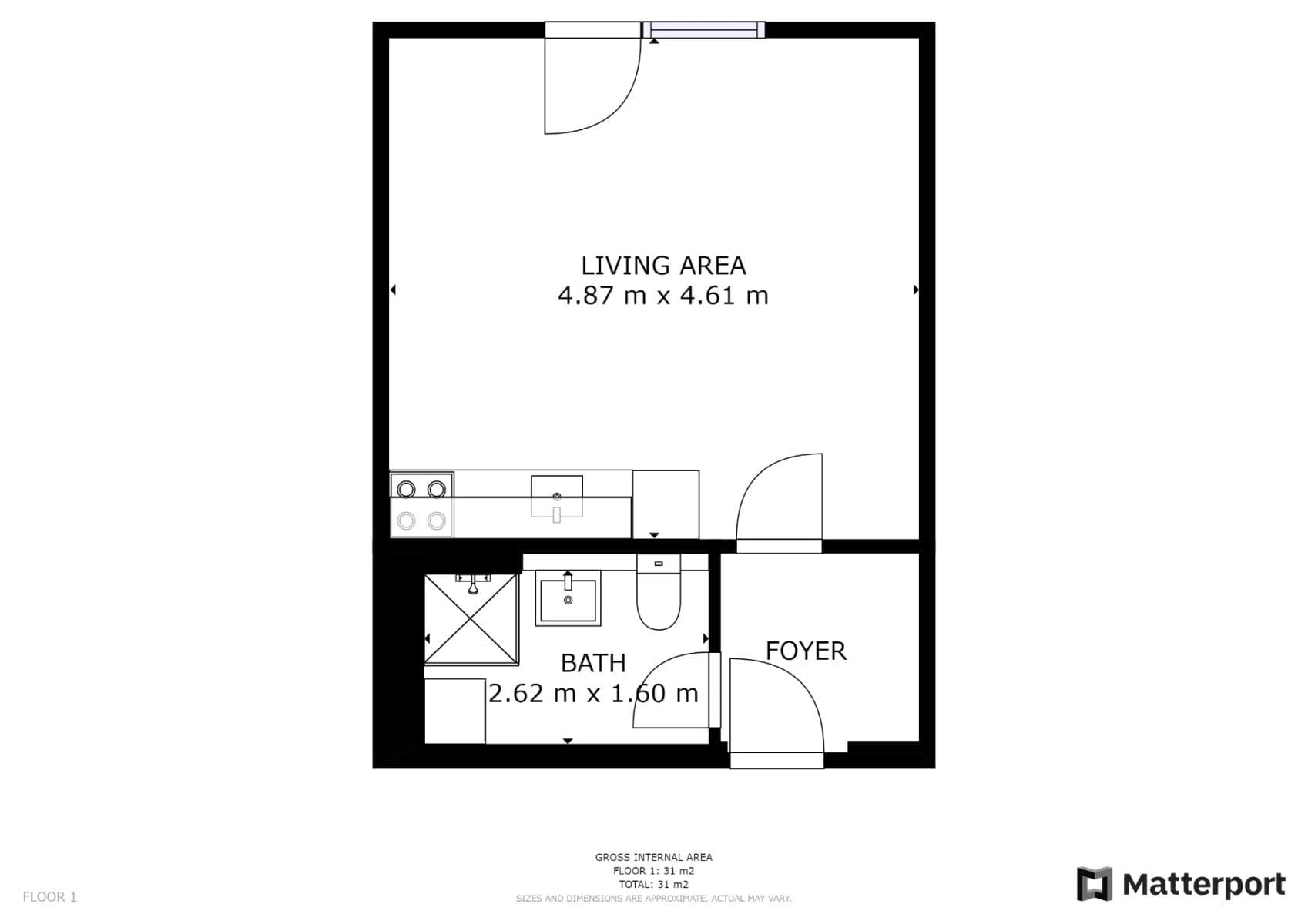 Prenájom bytu 1-izbový 32 m², Klapálkova, Praha, Praha Prenájom bytu 1-izbový 32 m², Klapálkova, Praha, Praha