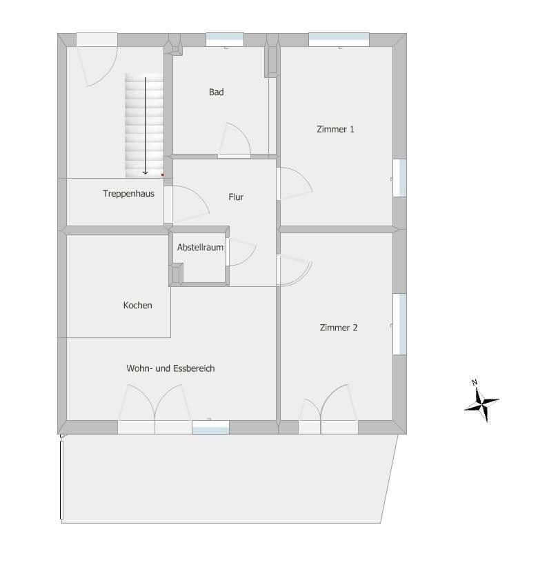 Prenájom bytu 3-izbový 74 m², Freising, Bavorsko Prenájom bytu 3-izbový 74 m², Freising, Bavorsko