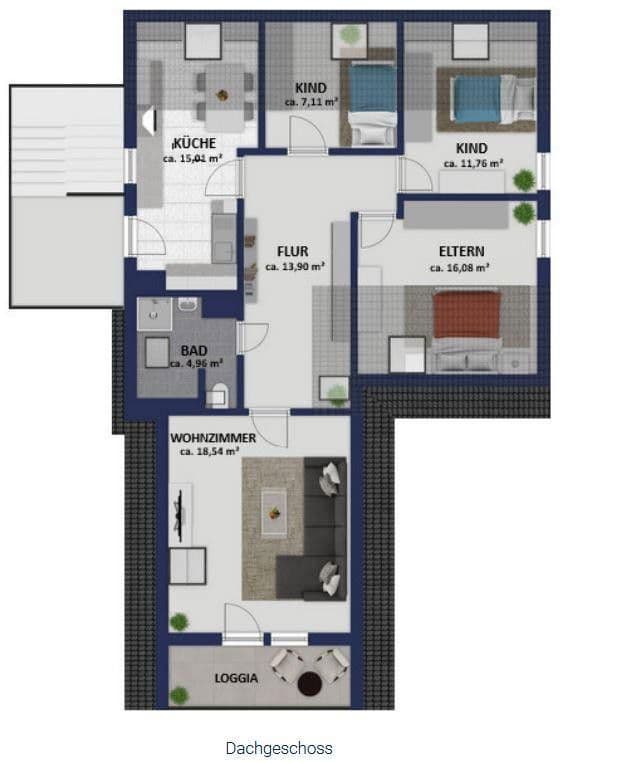 Prenájom bytu 4-izbový 88 m², Altenstrasse 70, Annweiler am Trifels, Porýnie-Falcko Prenájom bytu 4-izbový 88 m², Altenstrasse 70, Annweiler am Trifels, Porýnie-Falcko