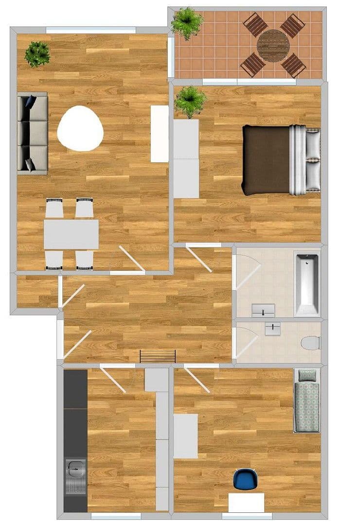 Predaj bytu 3-izbový 80 m², Moltkestr. 44, Altrip, Porýnie-Falcko Predaj bytu 3-izbový 80 m², Moltkestr. 44, Altrip, Porýnie-Falcko