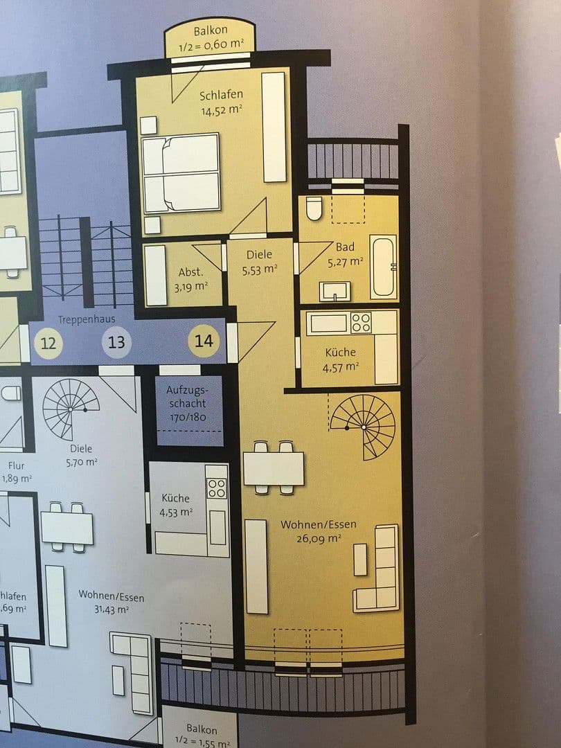 Predaj bytu 2-izbový 73 m², Kaeppelstraße 9, Nürnberg, Bavorsko Predaj bytu 2-izbový 73 m², Kaeppelstraße 9, Nürnberg, Bavorsko