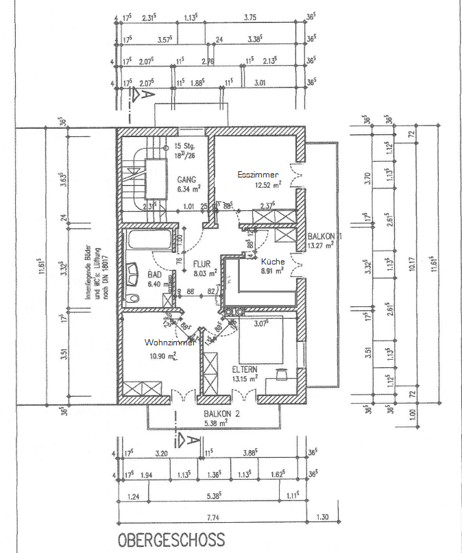 Prenájom bytu 3-izbový 69 m², Oberaudorf, Bavorsko Prenájom bytu 3-izbový 69 m², Oberaudorf, Bavorsko