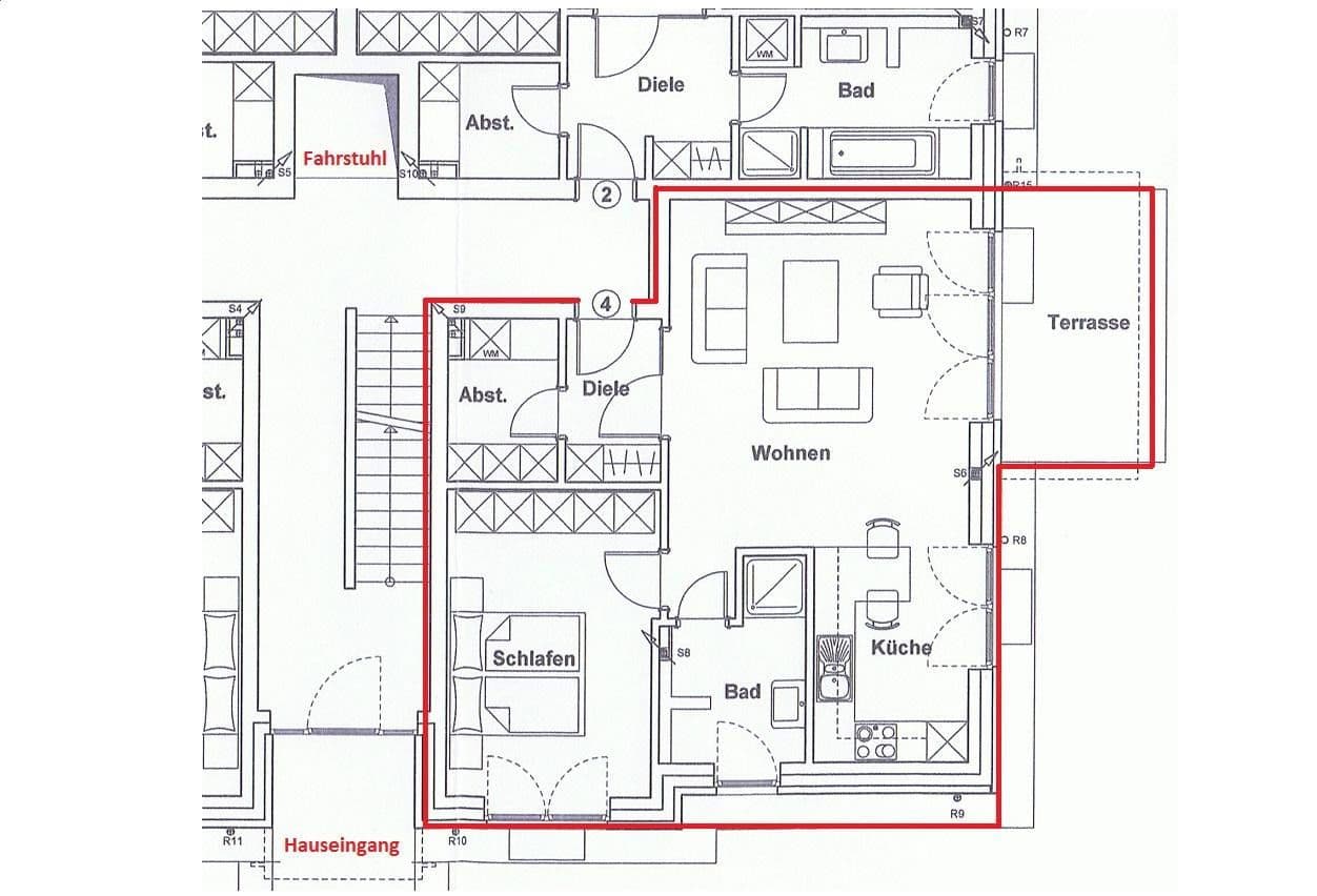 Prenájom bytu 2-izbový 61 m², Deutsch-Evern-Weg 41b, Lüneburg, Dolné Sasko Prenájom bytu 2-izbový 61 m², Deutsch-Evern-Weg 41b, Lüneburg, Dolné Sasko
