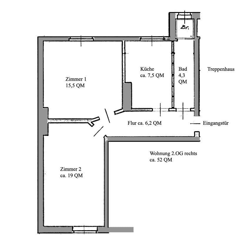 Prenájom bytu 2-izbový 52 m², Georg-Wilhelmstr. 218, Hamburg, Hamburg Prenájom bytu 2-izbový 52 m², Georg-Wilhelmstr. 218, Hamburg, Hamburg