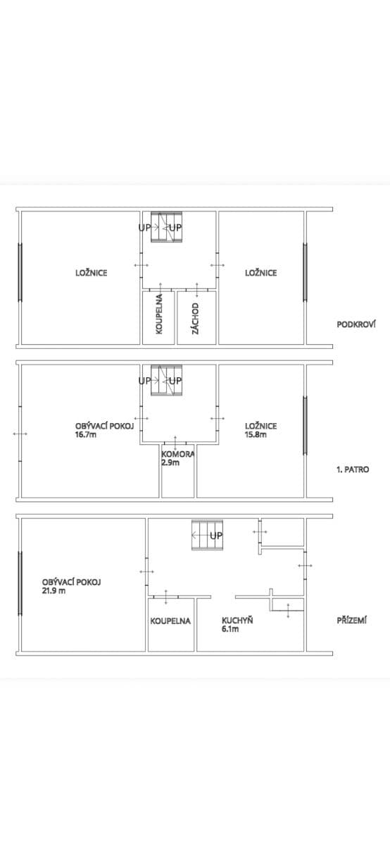 Predaj domu 130 m², pozemek 100 m², Brigádníků, Praha, Praha Predaj domu 130 m², pozemek 100 m², Brigádníků, Praha, Praha