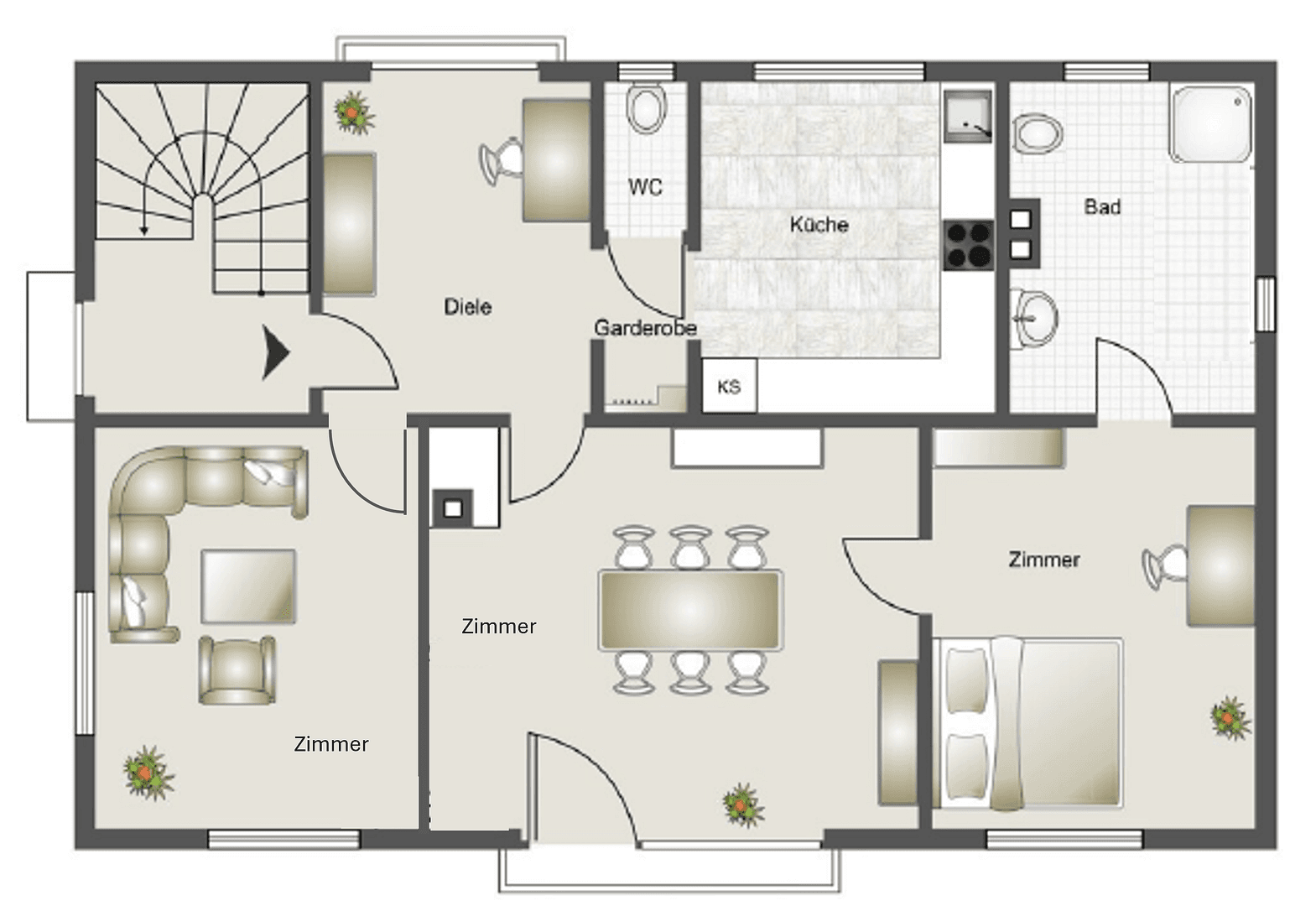 Prenájom bytu 3-izbový 78 m², Akazienweg 6, Schwäbisch Gmünd, Bádensko-Wurttembersko Prenájom bytu 3-izbový 78 m², Akazienweg 6, Schwäbisch Gmünd, Bádensko-Wurttembersko