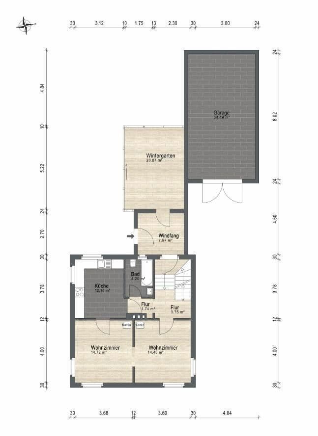 Predaj domu 120 m², pozemek 897 m², Goldbergstraße 39, Halle, Sasko-Anhaltsko Predaj domu 120 m², pozemek 897 m², Goldbergstraße 39, Halle, Sasko-Anhaltsko