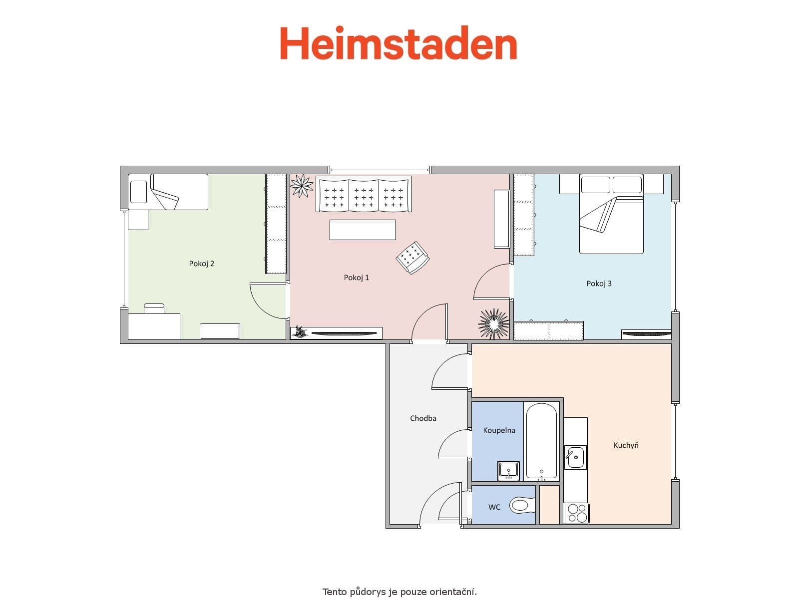 Prenájom bytu 3-izbový 54 m², Slovenská, Karviná, Moravskoslezský kraj Prenájom bytu 3-izbový 54 m², Slovenská, Karviná, Moravskoslezský kraj