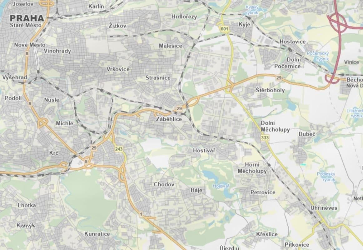 Predaj pozemku 4.726 m², Praha, Praha Predaj pozemku 4.726 m², Praha, Praha