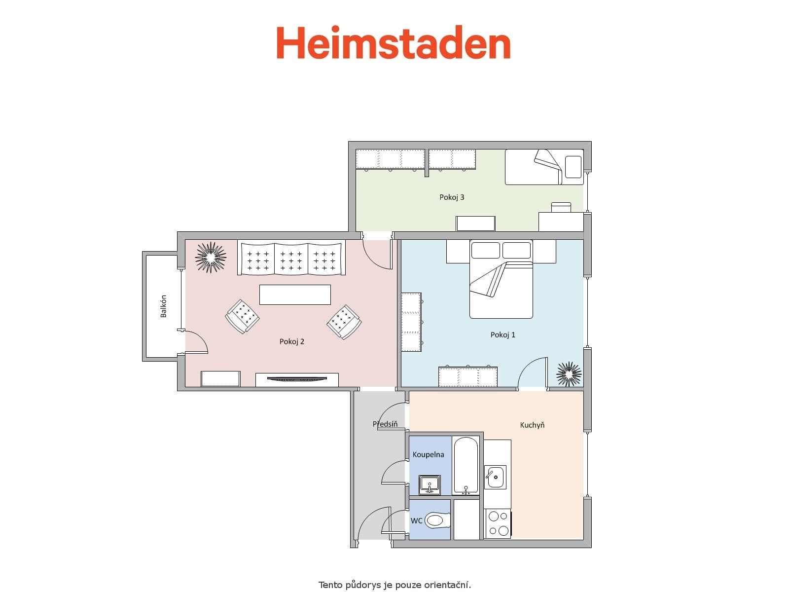 Prenájom bytu 3-izbový 61 m², Lípová, Havířov, Moravskoslezský kraj Prenájom bytu 3-izbový 61 m², Lípová, Havířov, Moravskoslezský kraj