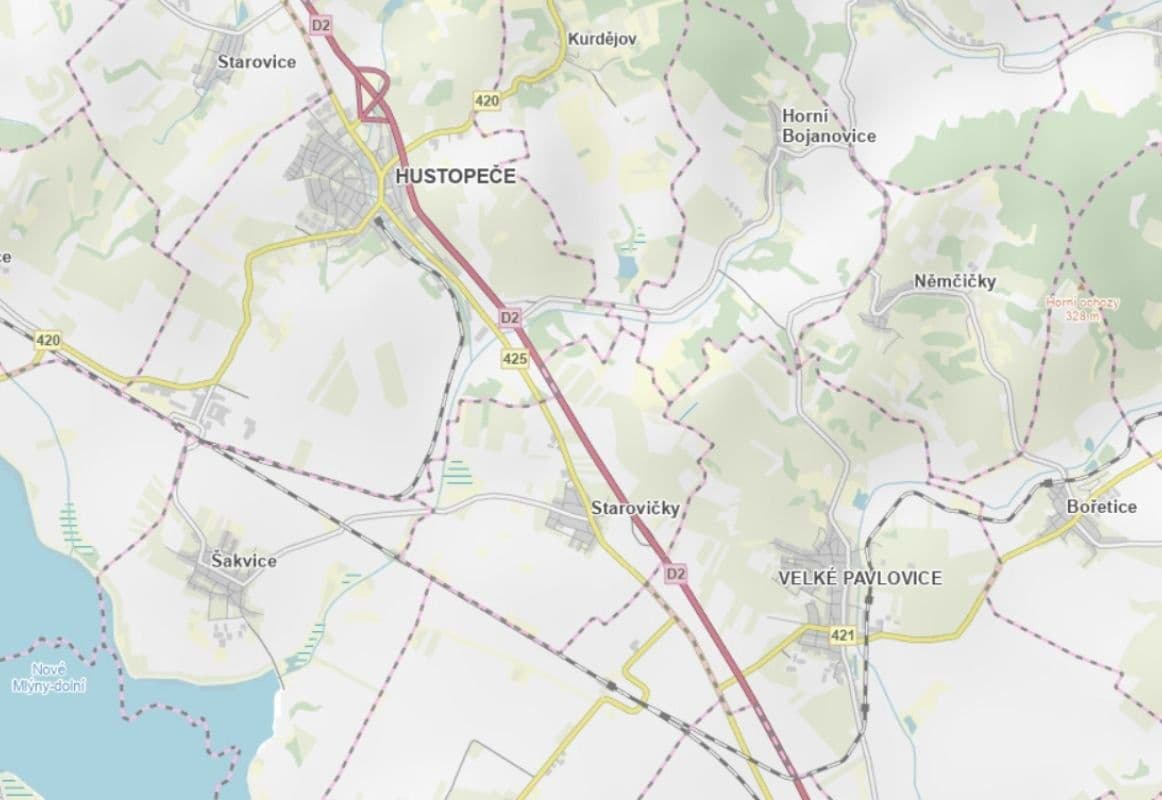 Predaj pozemku 1.708 m², Velké Pavlovice, Jihomoravský kraj Predaj pozemku 1.708 m², Velké Pavlovice, Jihomoravský kraj