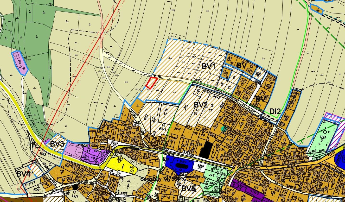 Predaj pozemku 653 m², Senožaty, Kraj Vysočina Predaj pozemku 653 m², Senožaty, Kraj Vysočina