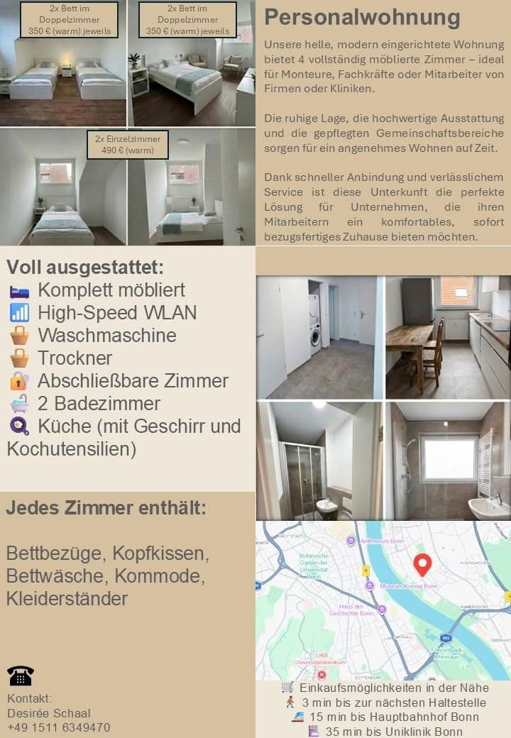 Prenájom bytu 4-izbový 79 m², Im Johdorf 7, Bonn, Severné Porýnie - Westfálsko Prenájom bytu 4-izbový 79 m², Im Johdorf 7, Bonn, Severné Porýnie - Westfálsko