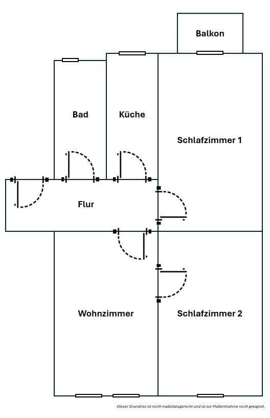 Prenájom bytu 3-izbový 68 m², Strauchstraße 24, Nürnberg, Bavorsko Prenájom bytu 3-izbový 68 m², Strauchstraße 24, Nürnberg, Bavorsko