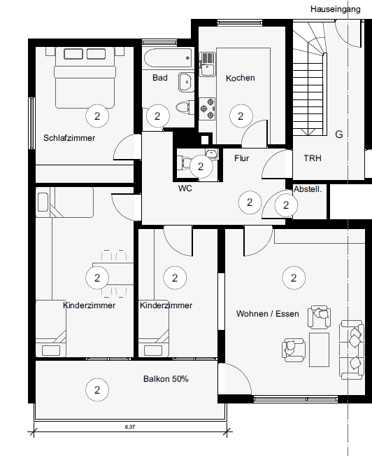 Predaj bytu 4-izbový 102 m², Weinbergstr. 19, Esslingen am Neckar, Bádensko-Wurttembersko Predaj bytu 4-izbový 102 m², Weinbergstr. 19, Esslingen am Neckar, Bádensko-Wurttembersko