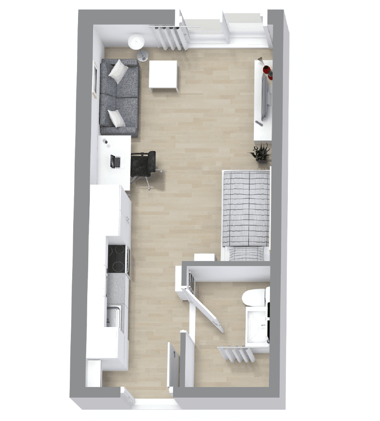 Prenájom bytu 1-izbový 26 m², Friedrich Naumann Str 51, Reutlingen, Bádensko-Wurttembersko Prenájom bytu 1-izbový 26 m², Friedrich Naumann Str 51, Reutlingen, Bádensko-Wurttembersko