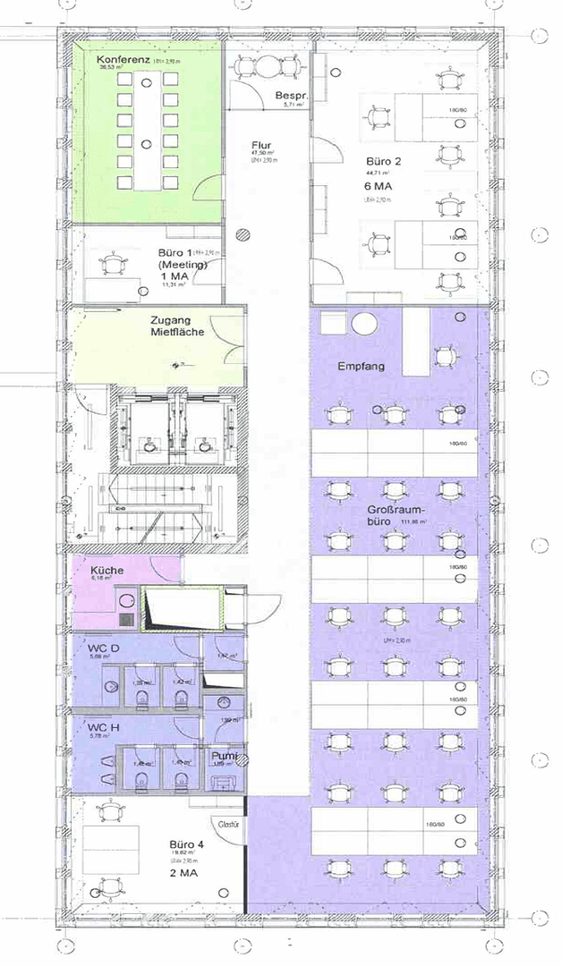Prenájom kancelárie 402 m², Erika-Mann-Str. 53, München, Bavorsko Prenájom kancelárie 402 m², Erika-Mann-Str. 53, München, Bavorsko