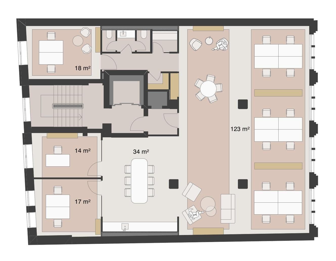 Prenájom kancelárie 250 m², Haßstraße 13/15, Kiel, Šlezvicko-Holštajnsko Prenájom kancelárie 250 m², Haßstraße 13/15, Kiel, Šlezvicko-Holštajnsko