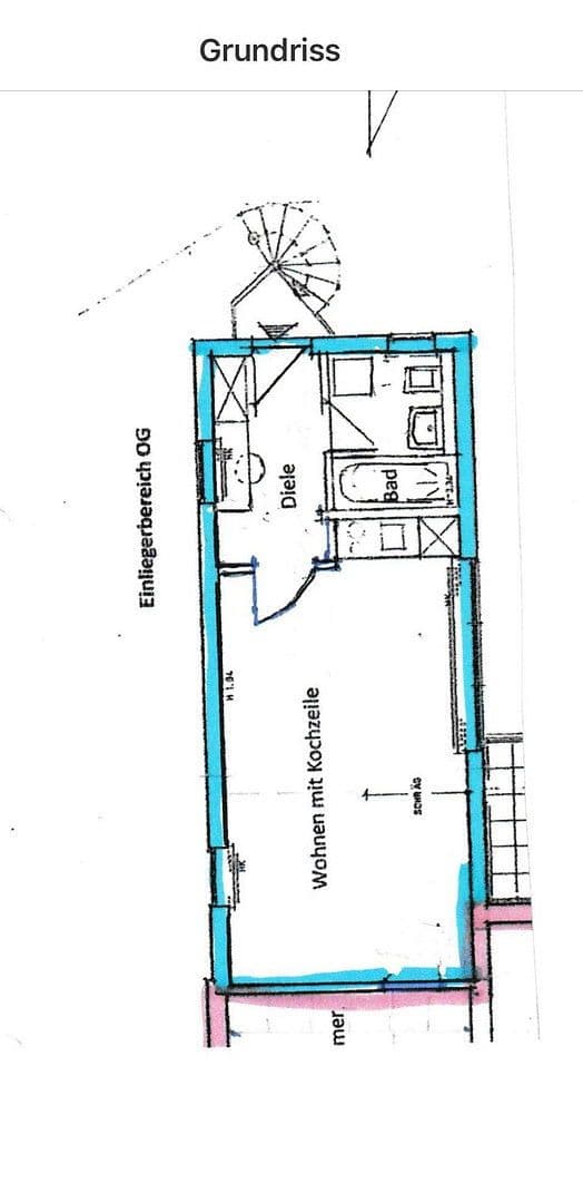 Prenájom bytu 1-izbový 35 m², Wiesbaden, Hesensko Prenájom bytu 1-izbový 35 m², Wiesbaden, Hesensko