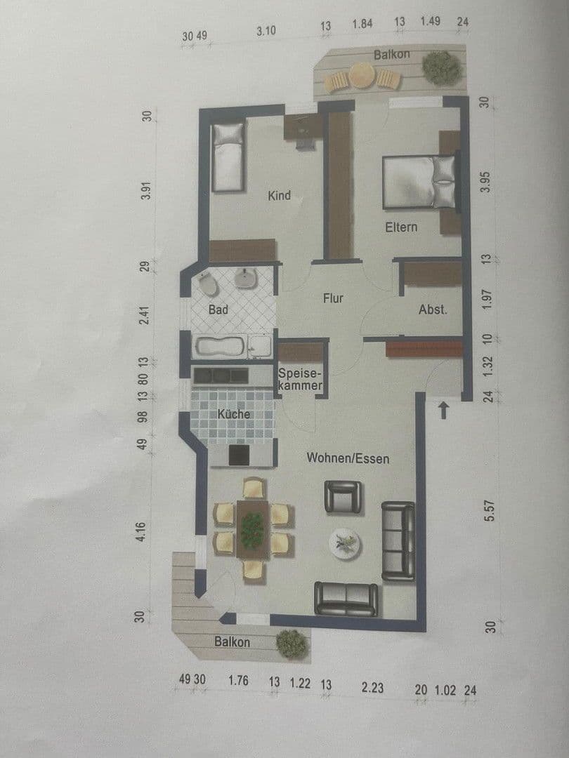 Predaj bytu 3-izbový 87 m², Venninger Straße 39, Östringen, Bádensko-Wurttembersko Predaj bytu 3-izbový 87 m², Venninger Straße 39, Östringen, Bádensko-Wurttembersko