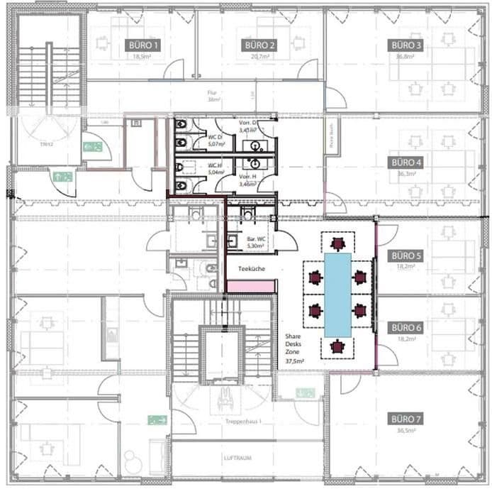 Prenájom kancelárie 700 m², Wettersteinring 17, Dachau, Bavorsko Prenájom kancelárie 700 m², Wettersteinring 17, Dachau, Bavorsko