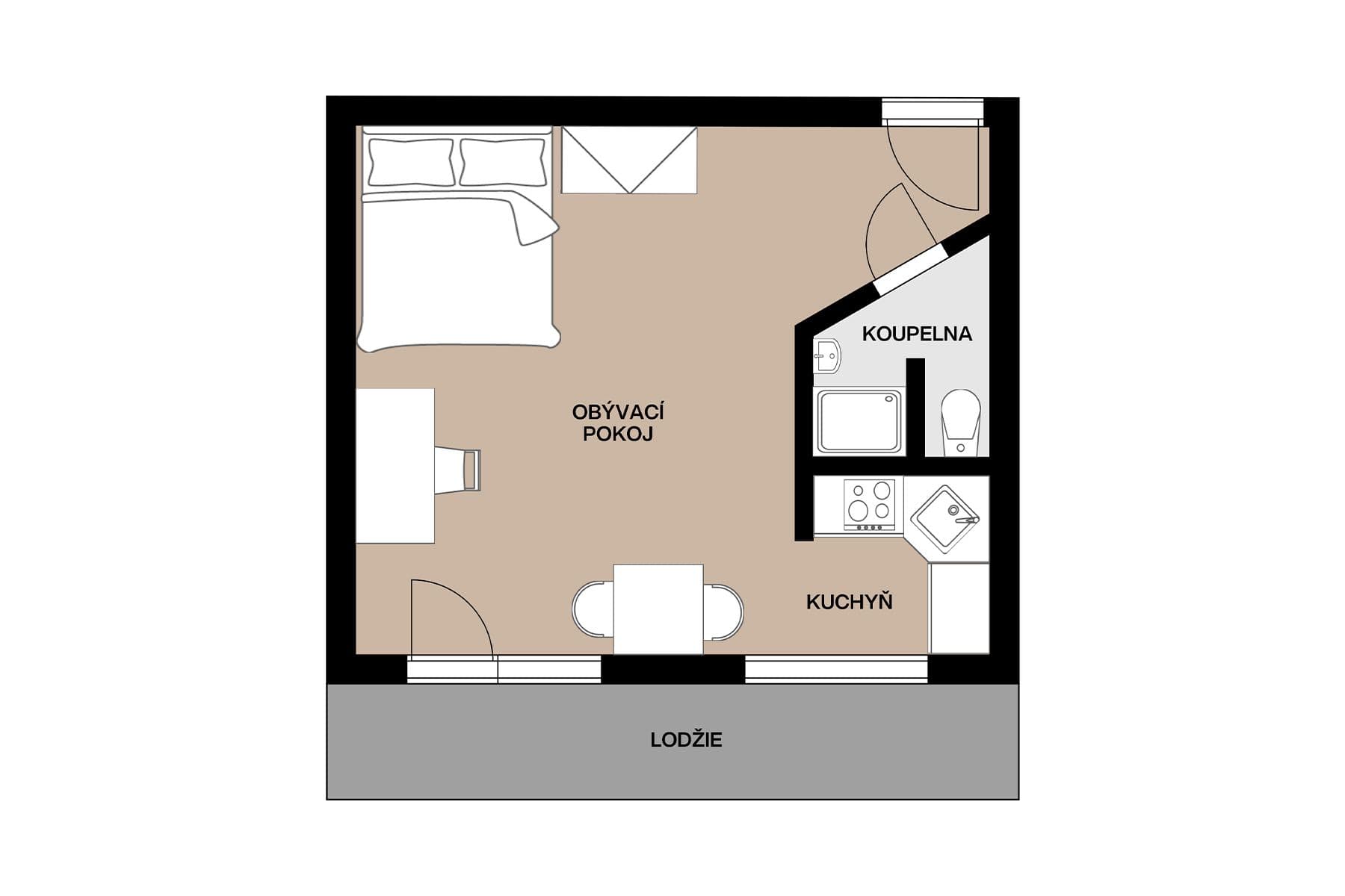 Predaj bytu 1-izbový 34 m², Čs. legií, Rakovník, Středočeský kraj Predaj bytu 1-izbový 34 m², Čs. legií, Rakovník, Středočeský kraj