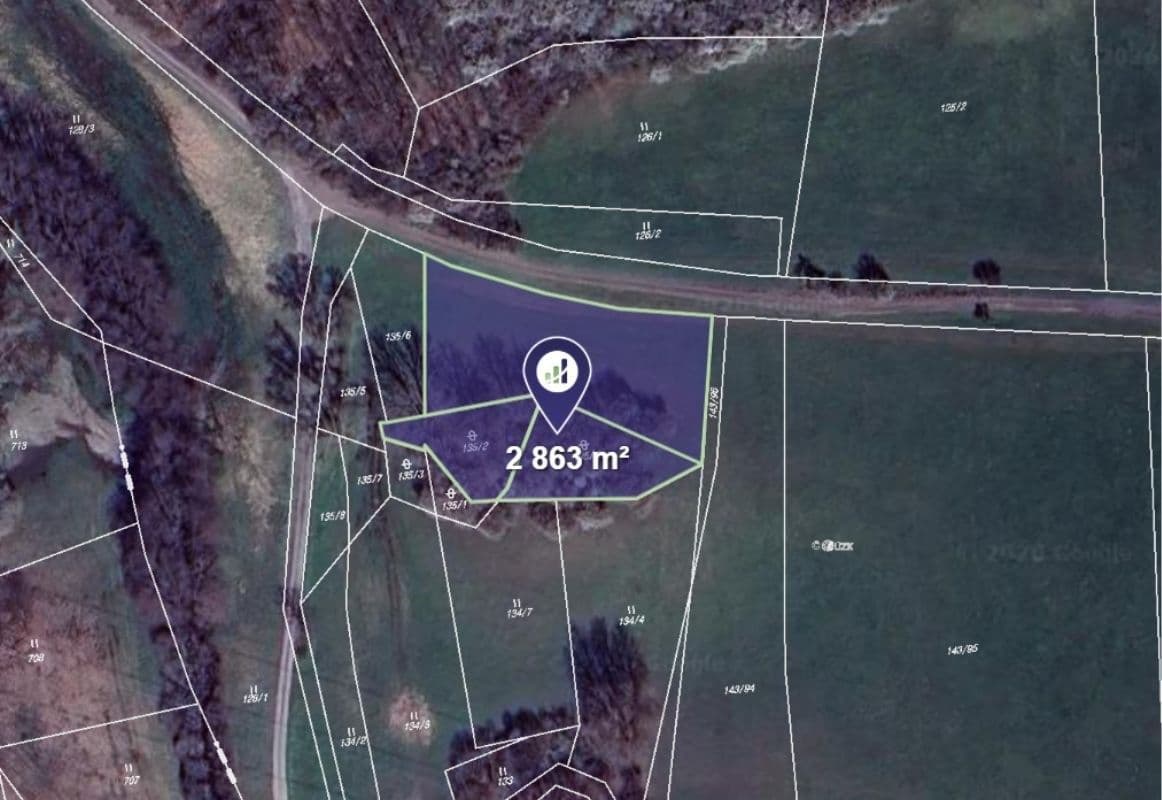 Predaj pozemku 2.863 m², Bouzov, Olomoucký kraj Predaj pozemku 2.863 m², Bouzov, Olomoucký kraj