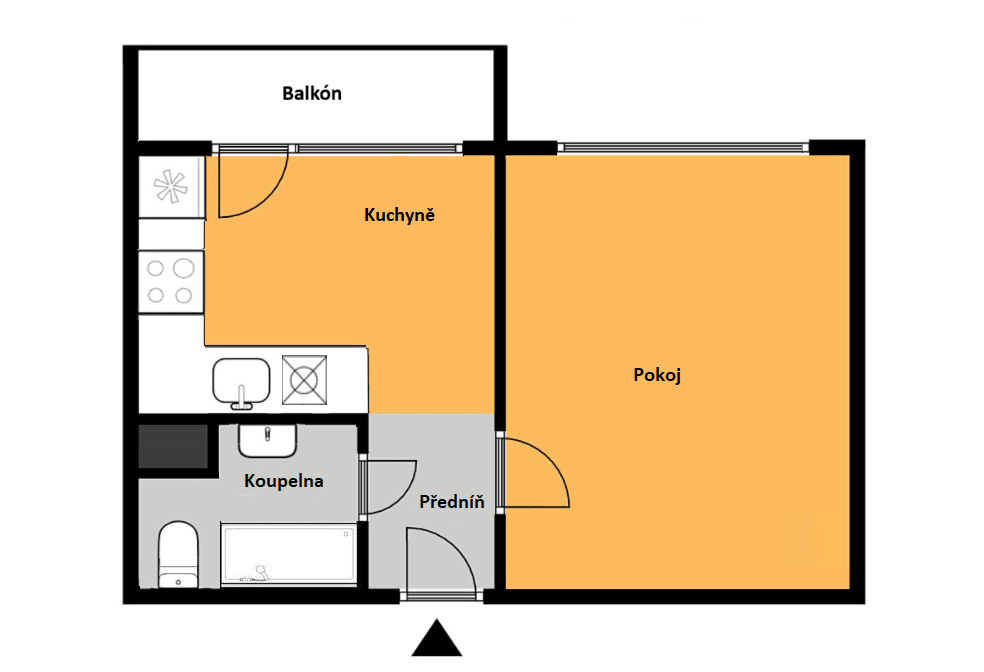 Prenájom bytu 1-izbový 37 m², Absolonova, Brno, Jihomoravský kraj Prenájom bytu 1-izbový 37 m², Absolonova, Brno, Jihomoravský kraj