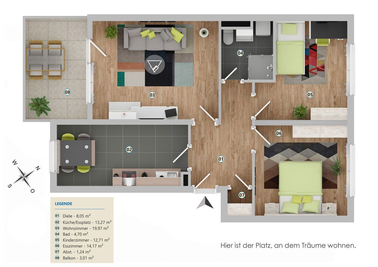 Predaj bytu 3-izbový 78 m², Marienstraße 9, Siegburg, Severné Porýnie - Westfálsko Predaj bytu 3-izbový 78 m², Marienstraße 9, Siegburg, Severné Porýnie - Westfálsko