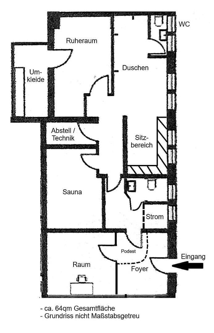 Prenájom kancelárie 64 m², Promenade 41, Fehrbellin, Brandenbursko Prenájom kancelárie 64 m², Promenade 41, Fehrbellin, Brandenbursko