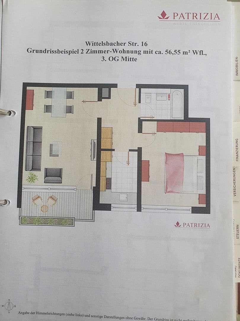 Predaj bytu 2-izbový 57 m², Germering, Bavorsko Predaj bytu 2-izbový 57 m², Germering, Bavorsko