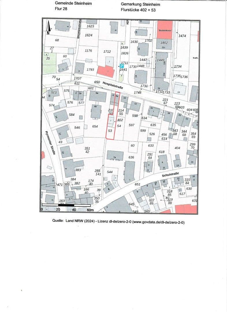 Predaj domu 91 m², pozemek 469 m², Hospitalstr. 8 A, Steinheim, Severné Porýnie - Westfálsko Predaj domu 91 m², pozemek 469 m², Hospitalstr. 8 A, Steinheim, Severné Porýnie - Westfálsko