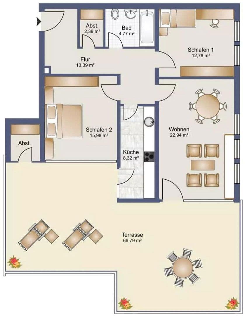 Prenájom bytu 3-izbový 113 m², Frauenschulstr. 42a, Miesbach, Bavorsko Prenájom bytu 3-izbový 113 m², Frauenschulstr. 42a, Miesbach, Bavorsko