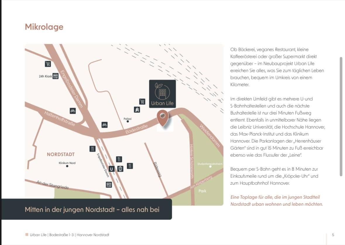 Prenájom bytu 1-izbový 39 m², Bodestrasse 1-3, Hannover, Dolné Sasko Prenájom bytu 1-izbový 39 m², Bodestrasse 1-3, Hannover, Dolné Sasko