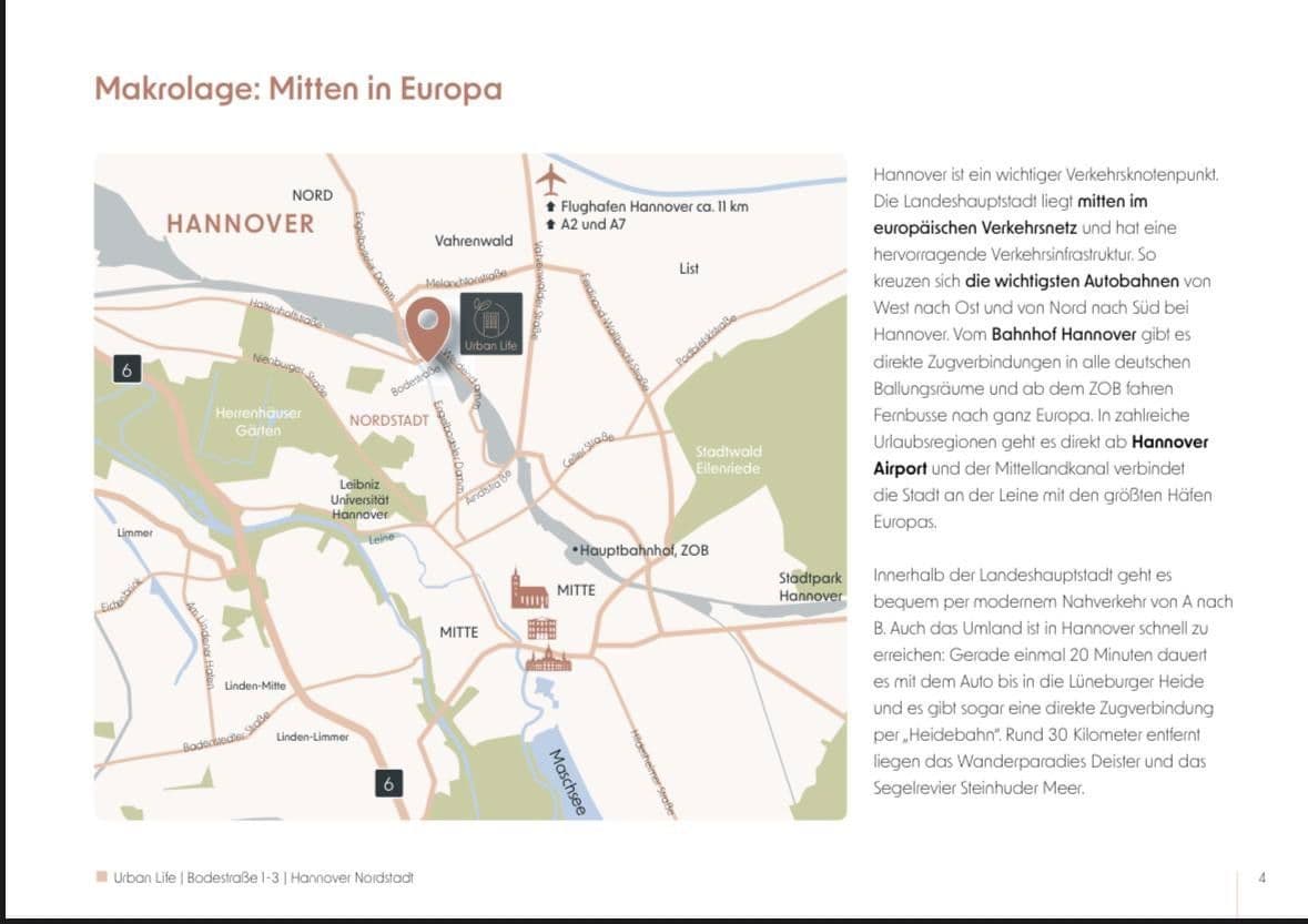 Prenájom bytu 1-izbový 39 m², Bodestrasse 1-3, Hannover, Dolné Sasko Prenájom bytu 1-izbový 39 m², Bodestrasse 1-3, Hannover, Dolné Sasko